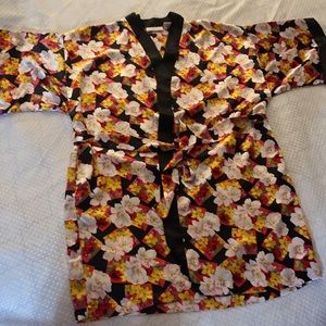 Kimono Style Silky Robe